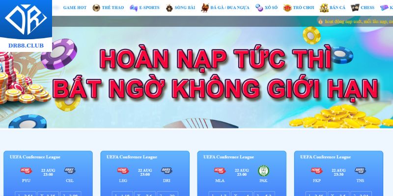 Cá cược an toàn, không lo về vấn đề uy tín tại DR88