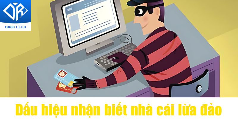 Dấu hiệu nhận biết trang web mạo danh DR88 